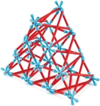 Конструктор от бамбукови пръчки Hape - Flexistix, Креативен комплект