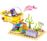 Конструктор Qman - Cherry, Чудна подводница, 101 части