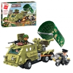 Конструктор Qman - Combat Zone, Брониран автомобил, 388 части