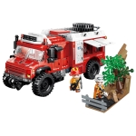 Конструктор Qman - MineCity, Пожарна команда, 656 части