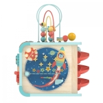 Интерактивна играчка 4 в 1 Hape - Магически музикален куб