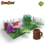 Мини конструктор BanBao - Градина с цветя, 25 части
