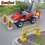 Мини конструктор BanBao - Пожарникарско бъги, 33 части