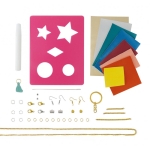 Творчески комплект Buki France - Направи си сам бижута от изкуствена кожа