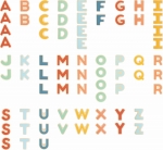 Игрален комплект Hape - Магнитни букви, 70 броя