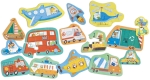 Образователен пъзел Hape - Превозни средства, 60 части