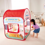 Палатка за игра Hape - Магазин за сладоледи и бургери