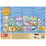 Пъзел дуел Educa - Животни, 16 х 9 части