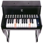 Дървено електронно пиано със столче Hape - Червено