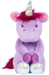 Плюшена играчка Battat - Еднорог, 30 cm, Лилав