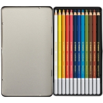 Цветни пастелни моливи Stabilo - CarbOthello, 12 цвята