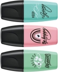 Текст маркери Stabilo - Boss Mini, Pastel Love, 3 цвята