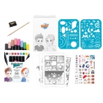 Творчески комплект Buki France - Професионално студио за рисуване, Манга