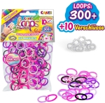 Творчески комплект Craze - Loops, 300 броя ластици, асортимент