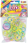 Творчески комплект Craze - Loops, 300 броя ластици, асортимент