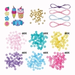 Творчески комплект Totum - Направи си сам, Гривни Kawaii, 4 броя