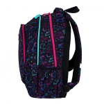 Ученическа раница Head - Котки в тъмното, 3 ципа