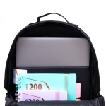 Ученическа раница Head - С верижка, Черна