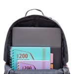 Ученическа раница Head - С верижка, Златно & Сиво