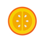 Силиконова бебешка гризалка Infantino - Портокал