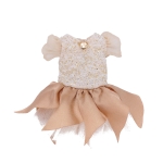 Вълшебно облекло за кукла Kruselings - Бална рокля, Бежова