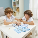 Занимателна игра 2 в 1 Hape - Морски шах със змии и стълби