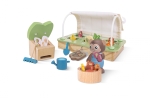 Игрален дървен комплект Hape - Органична оранжерия