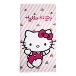 Детска плажна хавлия Cerda - Hello Kitty, Розова