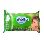 Бебешки пелени гащи Molfix - Extra Large 6, 38 броя + Подарък мокри кърпи