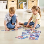 Образователен пъзел 3 в 1 Hape - Галактика, 3 x 36 части