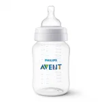 Шише за хранене Philips Avent Anti-Colic, 260 ml - с биберон поток 2, 1м+