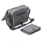 Чанта за детска количка Mutsy Nio - С черни кожени елементи, Sea Green