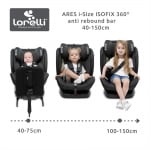 Столче за кола Lorelli - Ares, i-Size, IsoFix, 360°, 40-150 cm, Beige