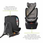 Столче за кола Lorelli - Ares, i-Size, IsoFix, 360°, 40-150 cm, Grey Jasper