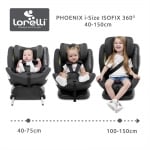 Стол за кола Lorelli Premium - Phoenix, i-Size, Isofix, 40-150 cm, Green Pine