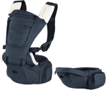 Ергономично кенгуру 3 в 1 Chicco - Hip Seat, Pirate Black