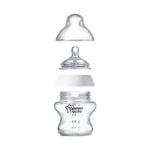 Бебешко стъклено шише Tommee Tippee - Easi Vent, 150 ml