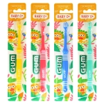 Детска четка за зъби Gum - Baby, Розова, 0 m+