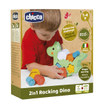 Детска играчка 2 в 1 Chicco - Люлеещо се динозавърче