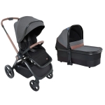 Бебешка количка 2 в 1 Chicco - Mysa, Duo система, Black Satin