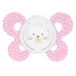 Силиконова залъгалка Chicco - Physio Comfort, Момиче, 6-16 m