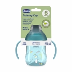 Преходна чаша Chicco - 200 ml, 6 m+, Момче
