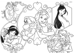 Двулицев пъзел Lisciani - Disney Princess, 2 х 24 части