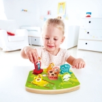 Дървен пъзел Hape - Музикална ферма