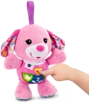 Музикална плюшена играчка Vtech - Кученце, Розово