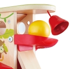 Дървена играчка Hape - Натисни и плъзни, Джунгла