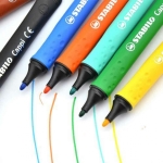 Флумастери Stabilo - Cappi, 12 цвята