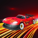 Детска играчка Battat - Driven, Сглобяема спортна кола