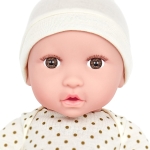 Кукла Battat - Lulla Baby, с пижама и шапка, Жълта