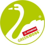 Комплект текст маркери Stabilo - Green Boss, Флуоресцентни, 4 цвята